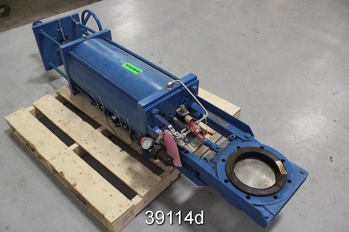 Unused Clarkson 8" Air Operated Knife Gate Valve, KGD8-RM #39114