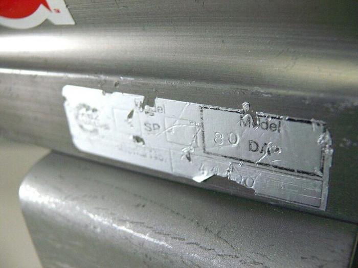 Used ABZ 80DA Pneumatic Actuator Valve 150 PSI Max