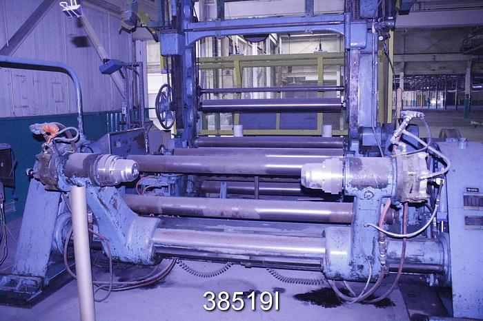 Used Langston 2-Drum Salvage Winder, 75" Drum Face, 6" Diameter #38519