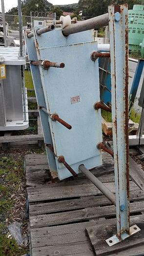 Used Heat Exchanger, Plate, 95 SF, S/st, Mueller, 28 Plates, #S741021