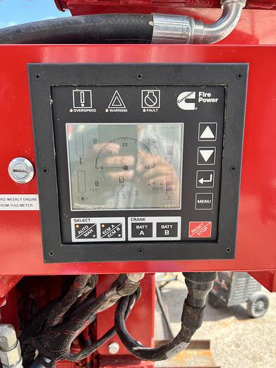 Used 2019 Cummins QSI 8.9 Fire Pump Engine 300 HP