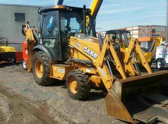 Used 2012 Case 580 Super " N " Backhoe, Enclosed Cab