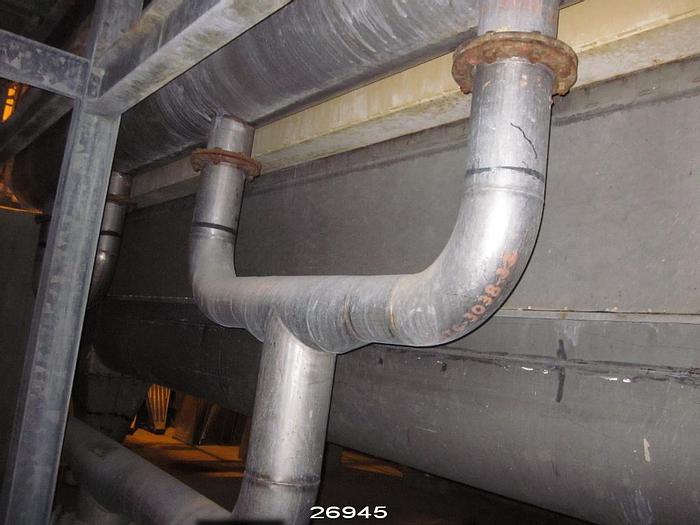 Used Impco  Impco Disc Filter, 12' Ft. Diameter By 24' Ft. Long,  20- Disc Stainless Steel Vat And Hood. #26945