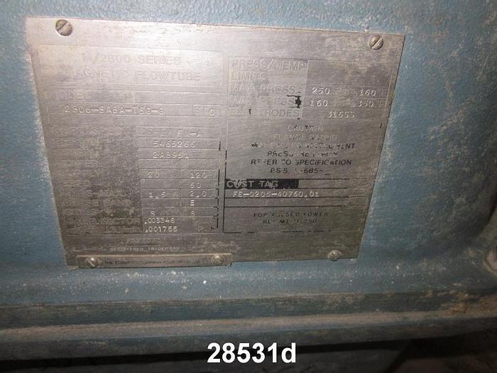 Used Foxboro 2806-SABA-TSG-G 6" Magnetic Flow Tube, M/2800 Series #28531