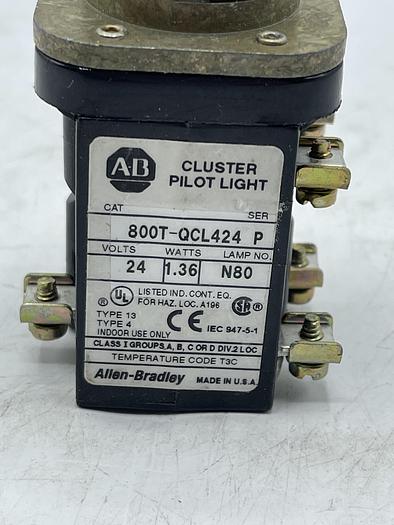 Used AB ALLEN BRADLEY 800T-QCL424