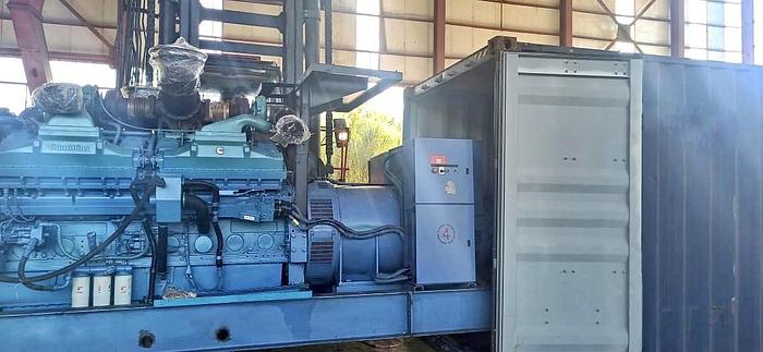 Used Cummins QSK60-G4 with Stamford Alternator 2000 KVA generator sets 2011 mfg year 50 Hz