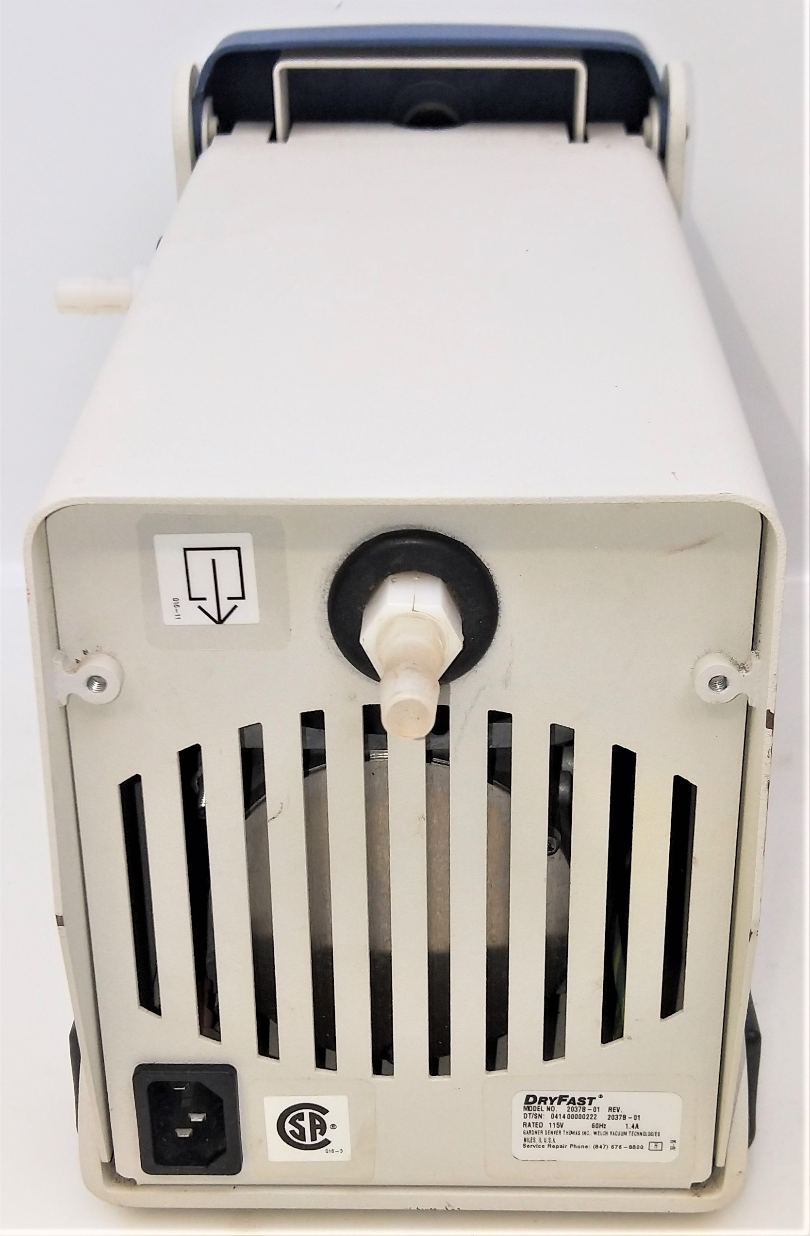 Used Welch DryFast 2037B-01 Diaphragm Vacuum Pump