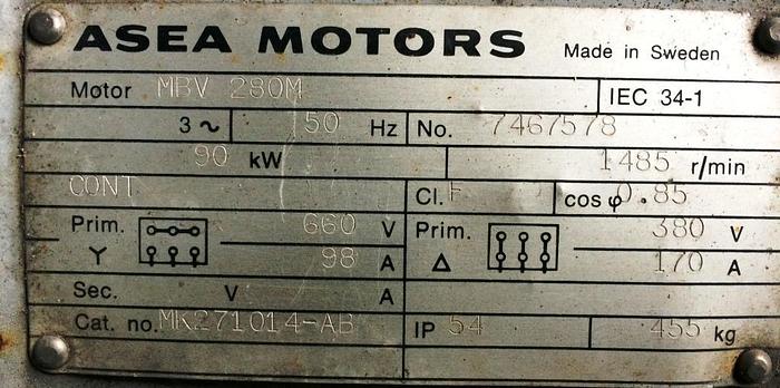 Used Novenco pressure ventilator