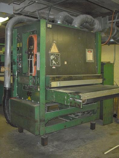 Used TIMESAVERS 52 HEAVY-DUTY COMBINATION TOP & BOTTOM ABRASIVE PLANERS