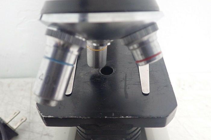 Used Southern Precision Instrument Model 1853L Microscope w/ Objectives 4x, 10x, 40x