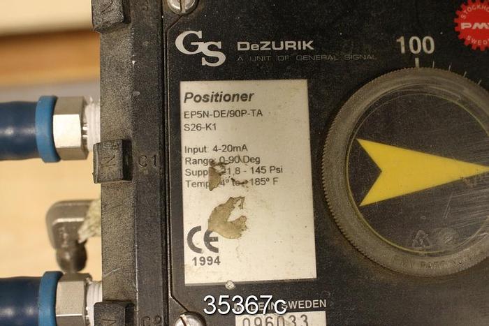 Used Dezurik 204582 Valve Actuator, Part 204582 #35367