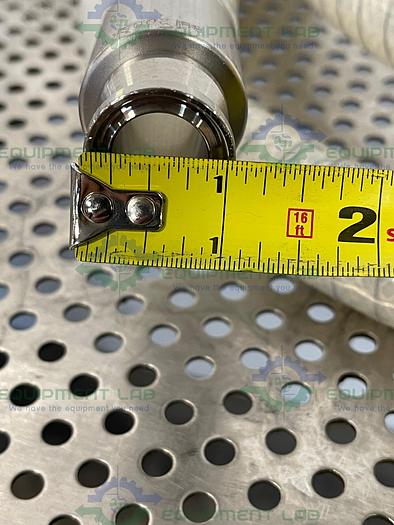 Used Sani Tech  STHT-WR-0750 144" Silicone Hose w/ 3/4" Sanitary Fitting