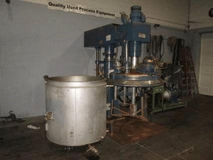 Used 250 GALLON MOLTENI DUAL SHAFT MIXER – C/S – VACUUM