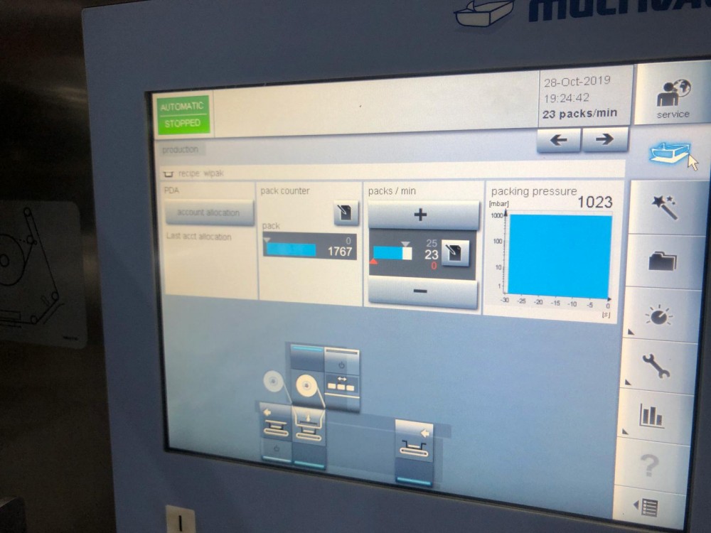 Used Multivac T300 traysealer