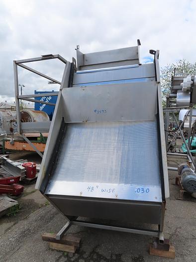 48'' Wide Parabolic WasteWater Screen