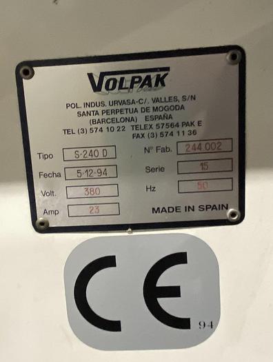 Used VOLPACK S-240-D