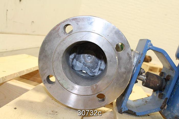 Used Neles Jamesbury R23CAV3CCJDV 3" V-Ball Control Valve #30732
