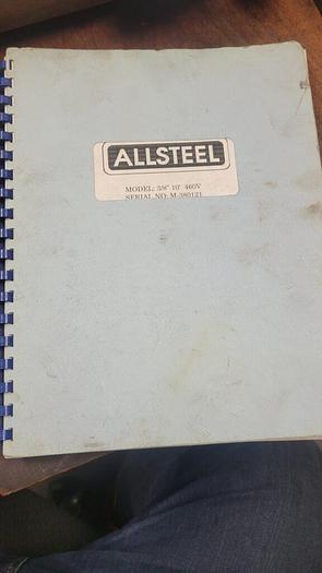 Used Piranha Allsteel 3/8″x10′ Hydraulic Shear