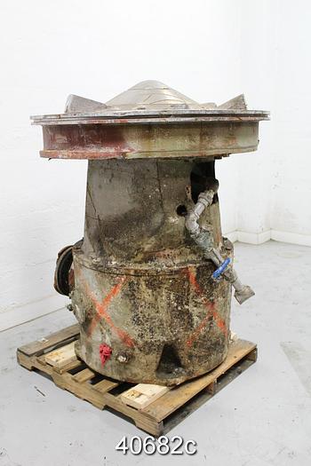 Used Beloit Model 3396 Shark Pulper Drive, Stainless Steel Rotor #40682