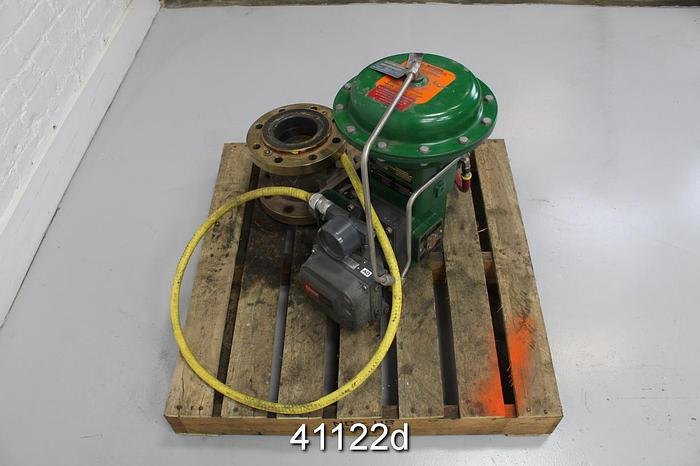 Used Fisher V150 Series B 4" Vee Ball Valve #41122