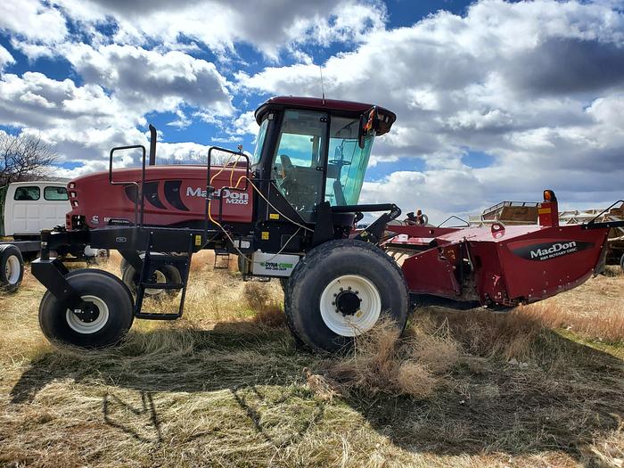 Used 16' MacDon M205 Rotary Windrower w/ 400 Hrs