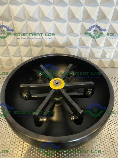 Used Sorvall  H6000A Swing Bucket Rotor 5000RPM w/ 6 1000mL Buckets and Locking Stud