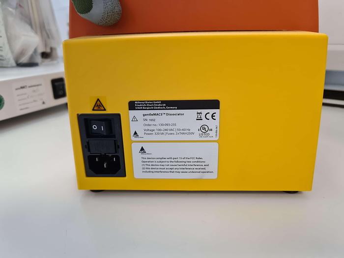 Used Miltenyi Biotec GentleMACS Dissociator