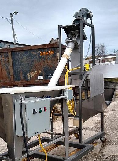 Usado Hapman 4" Screw Feeder with Vibratory pan discharge