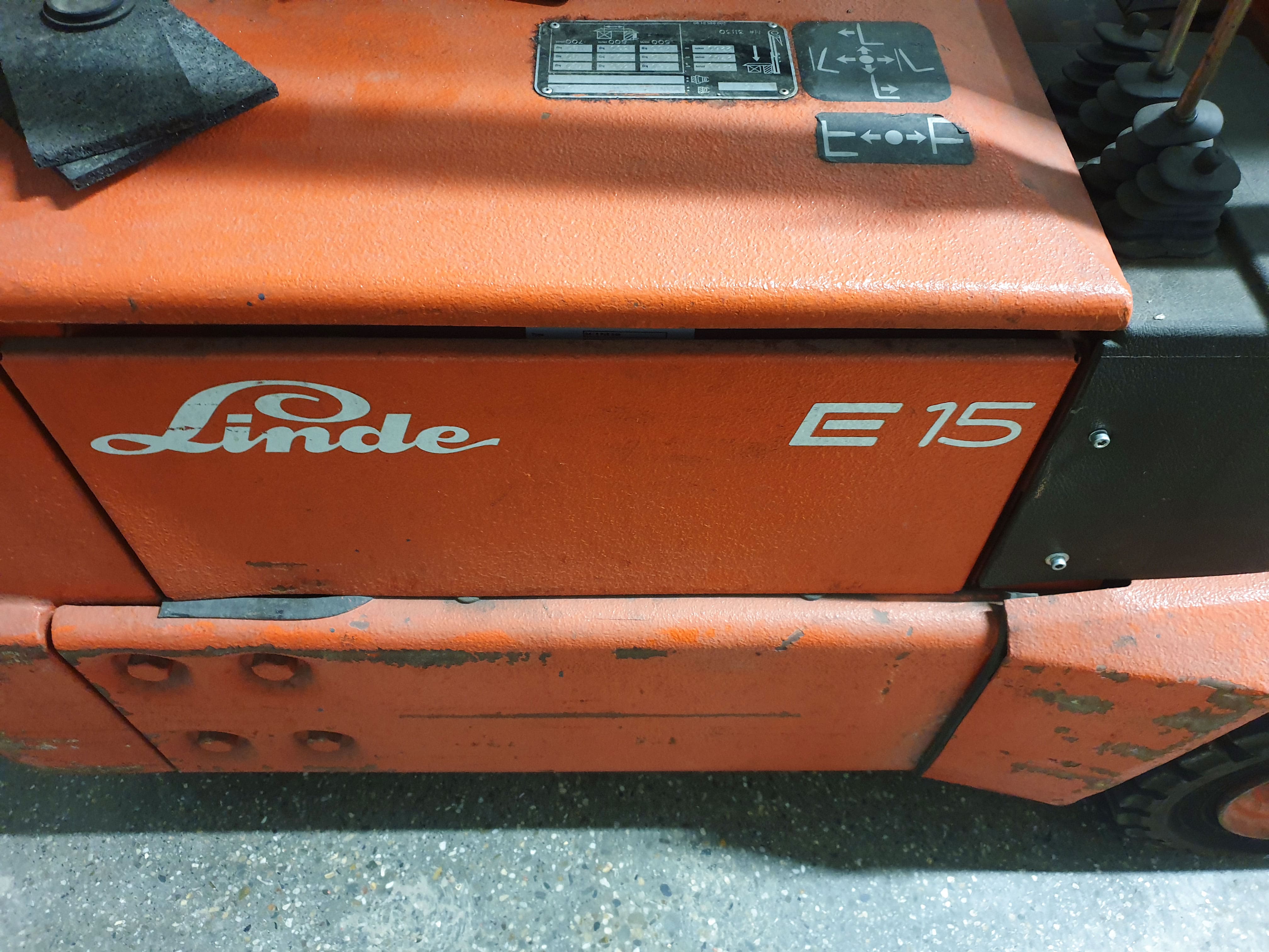 Used Linde E 15 - Forklift - 1989