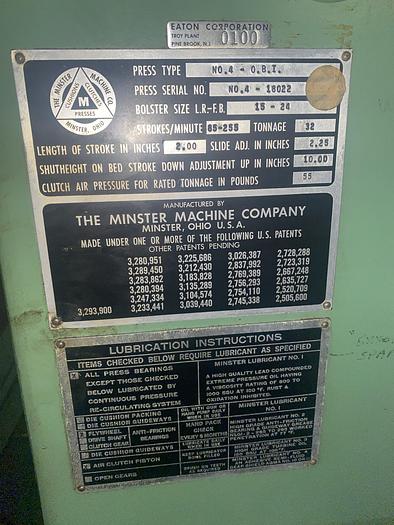 Used MINSTER #4