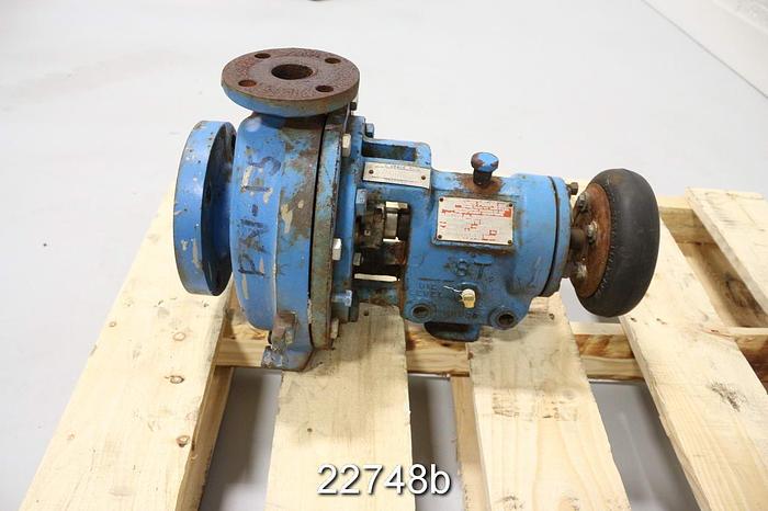 Used Goulds 3196 Pump, 1.5X3X8, 6.25" Dia Impeller, 150 Gpm @ 150 Ft. Head, 550 Rpm #22748
