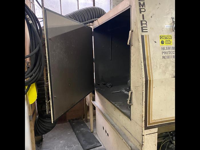 Used Empire PF-6060 Pro-Finish Shot blast Cabinet