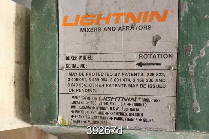 Used Lightnin XJ-117 Side Mount Agitator #39267