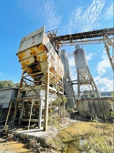 Used Erie Strayer Stationary Concrete Batch Plant