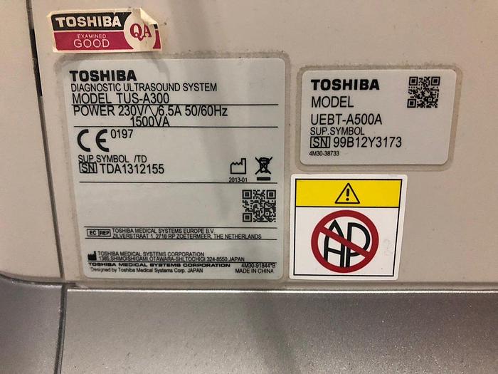 Gebraucht Toshiba Aplio 300 Ultraschallsystem mit 3 Sonden
