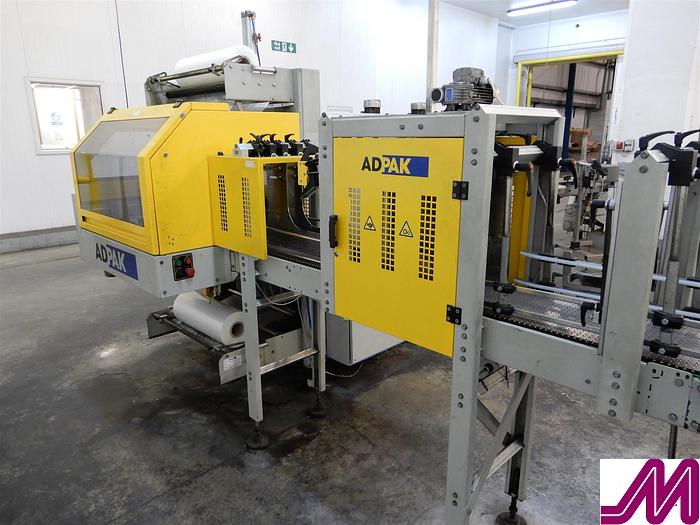 Used 2010 Adpak Smipack Model BP802AR 280RS Shrinkwrapper & Heat Tunnel