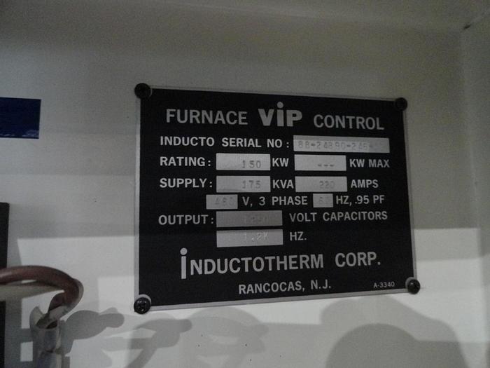 Used INDUCTOTHERM 150 KW