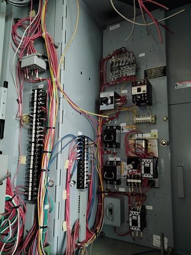 Used GENERAL ELECTRIC LIMITAMP CR194A118A2 300 HP CONTROLLER W/ DRAW-OUT AIR-BREAK CONTACTOR  THREE UNITS