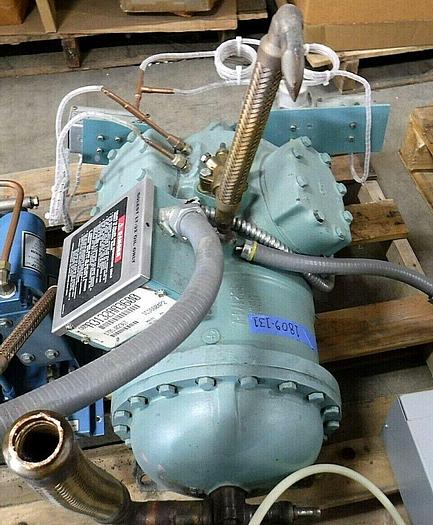 Used Carlyle 06DA3132AA3600 Semi-Hermetic Reciprocating Compressor (400-460 V, 10 HP)