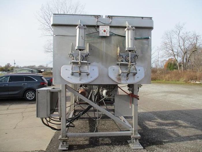 Used AMFEC Twin Shaft Paddle Blender, Md#510, 6000Lbs Capacity