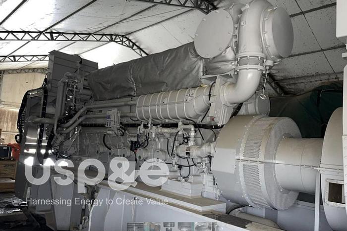 Used 2.2 MW 2011 New Caterpillar C280-8 Diesel Generator Sets