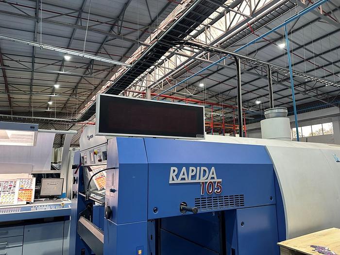 Used 2007 KBA KBA Rapida 105-6+L CX Hybrid (UV&IR)