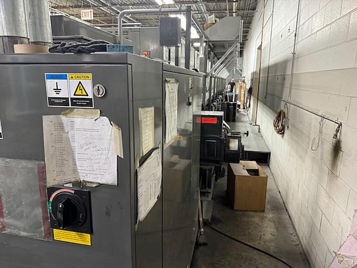 Used 2007 Komori LS-840P+ANILOX COATER