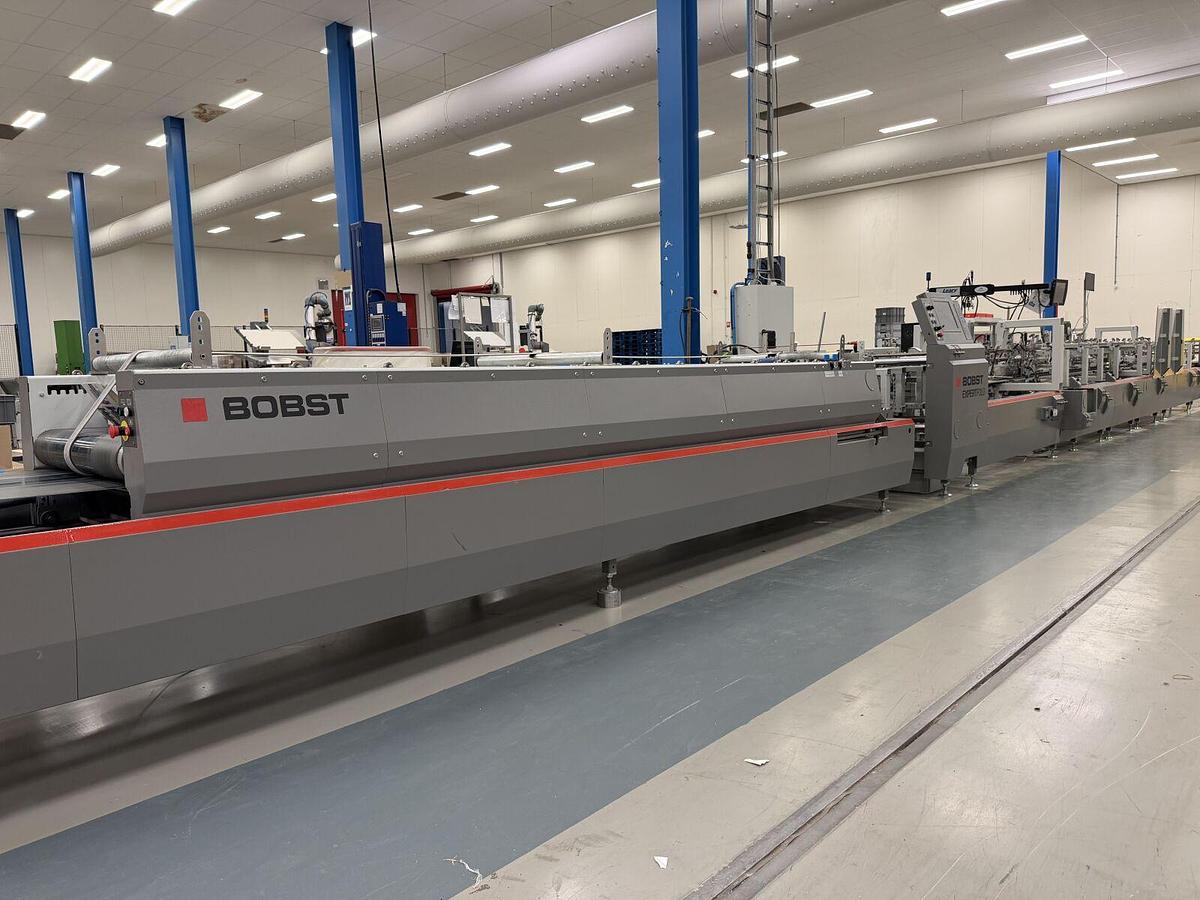 Used Used 2019 Bobst Expert Fold 110-A2 w/ Speedway 2 and 4/6 corner