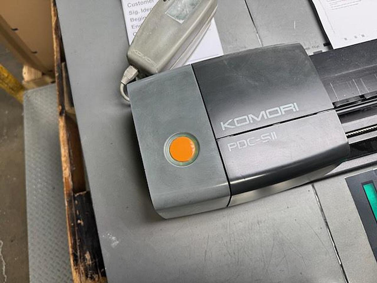 Used 2007 Komori LS-840P+ANILOX COATER