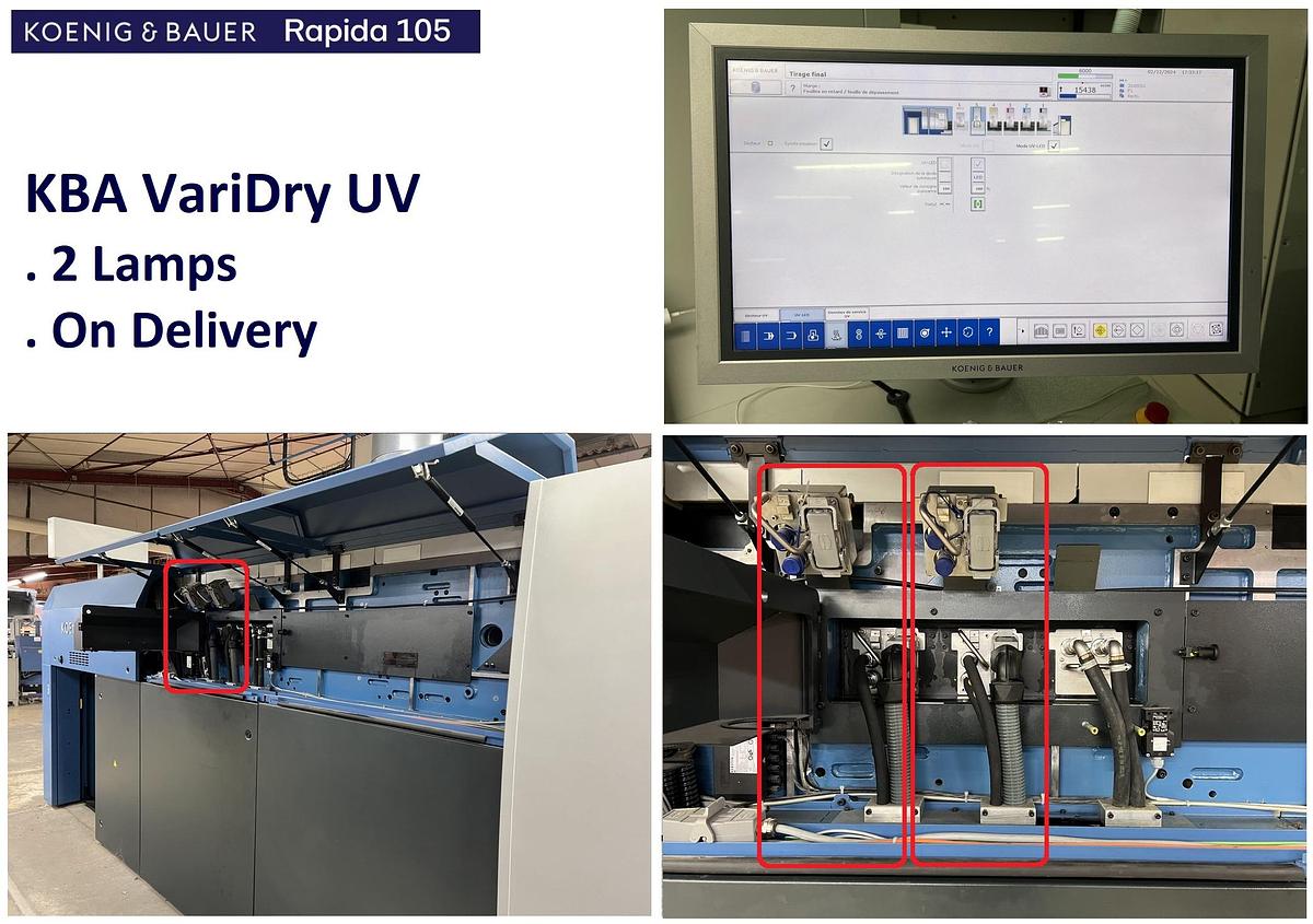 Used 2019 KBA 105-5+L CX ALV2 LED UV