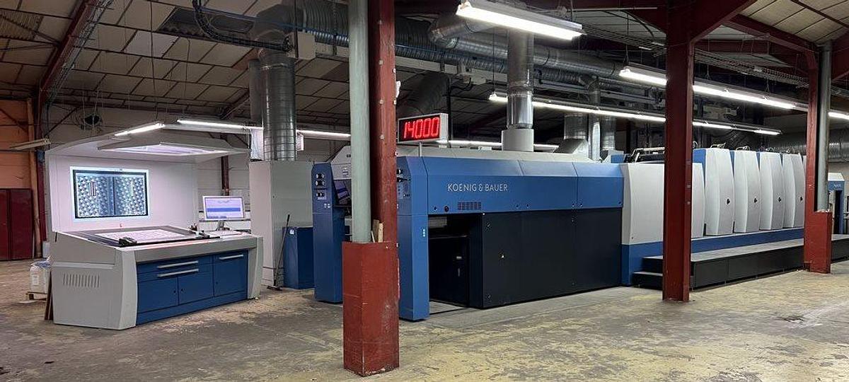 Used 2019 KBA Rapida 105-5+L FAPC ALV2 CX - Hybrid UV & LED-UV