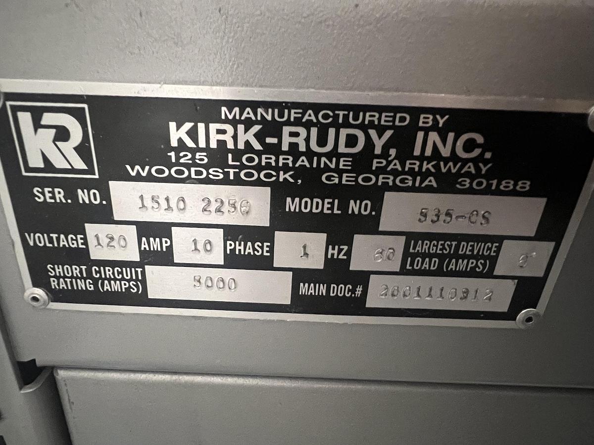 Used Used 2013 Kirk Rudy 535 Tabber Kirk-Rudy 535 Tabber – High-Spe...