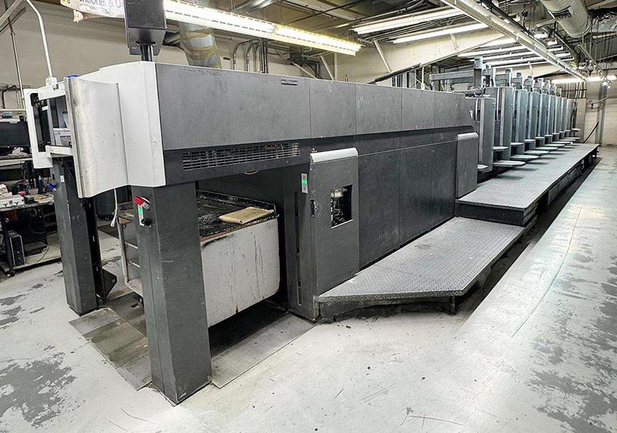 Used 2005 Heidelberg CD102-8+LX hybrid UV