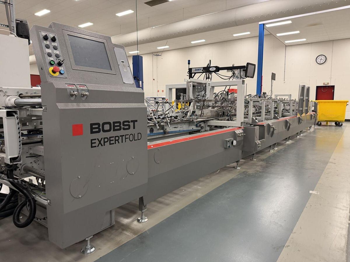 Used Used 2019 Bobst Expert Fold 110-A2 w/ Speedway 2 and 4/6 corner